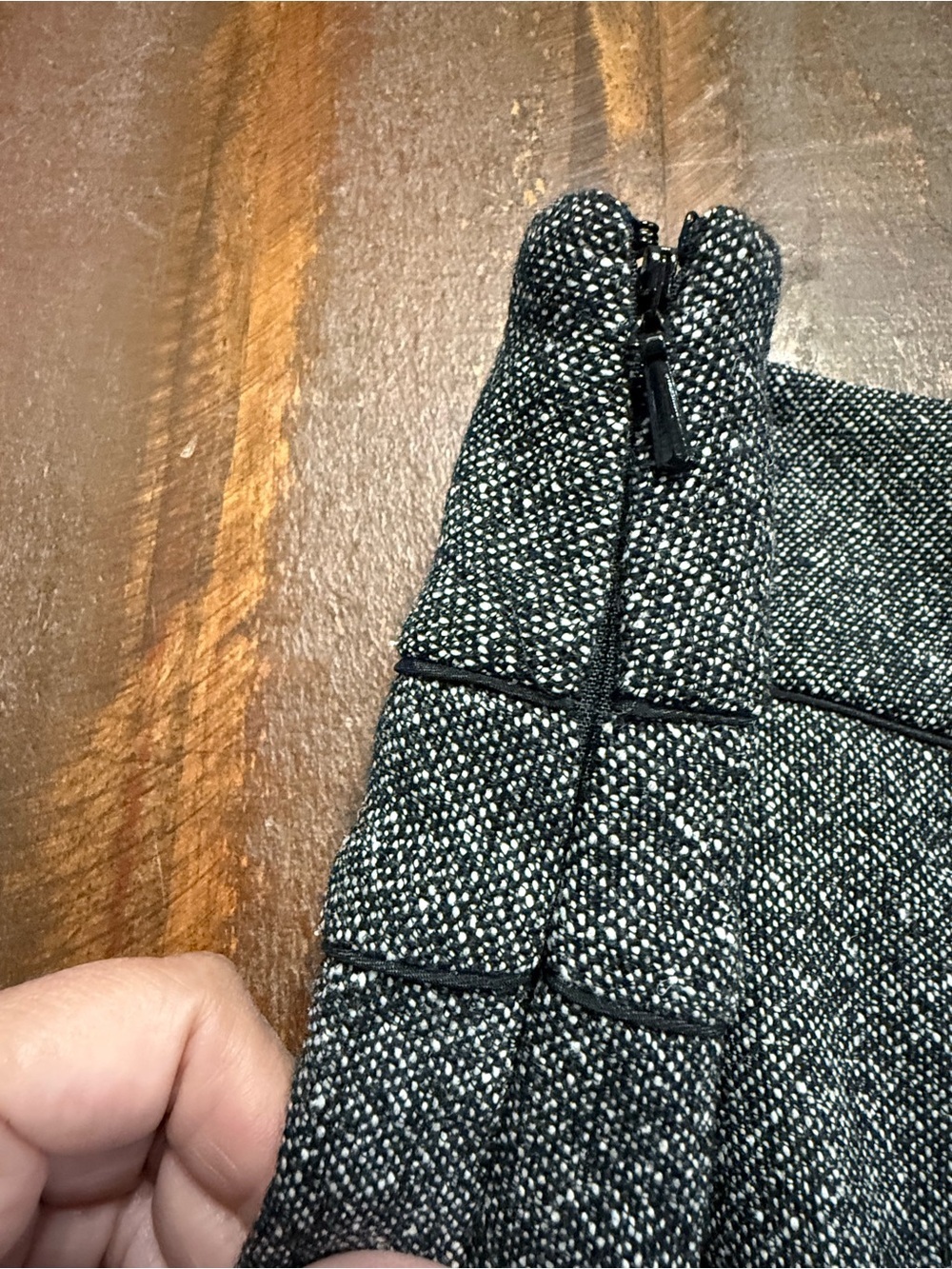 Ann Taylor Women’s Size 6P Fully Lined Side Zip Tweed Pencil Skirt EUC - Picture 5 of 6